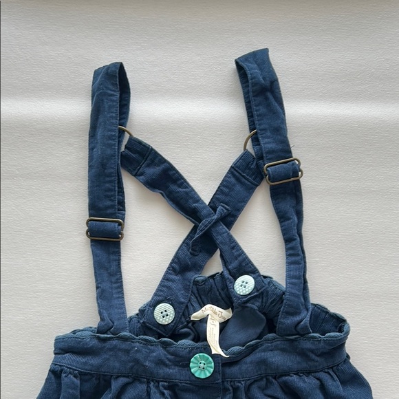 Matilda Jane Wonderment Like a Melody Kids Navy Blue Suspender Skirt Size 5 - Picture 3 of 5